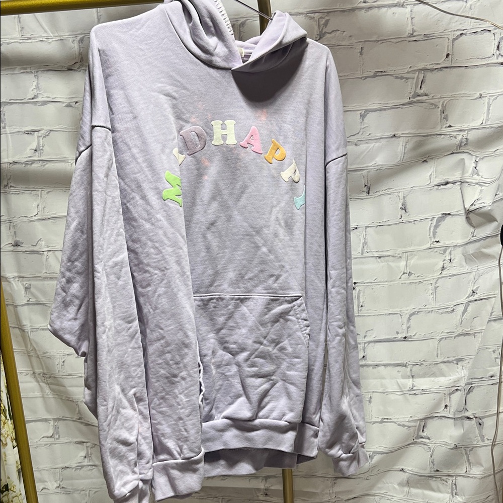 Madhappy Lavender Hoodie with Stitch Detail